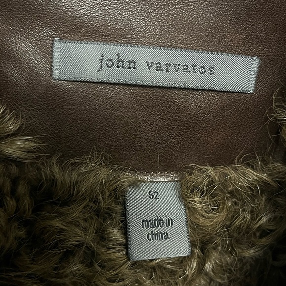 John Varvatos Shearling Trucker Jacket. Size EU 52 USA 42. - Picture 6 of 16